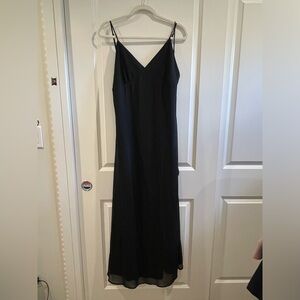 black cami dress